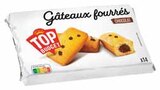 GÂTEAUX FOURRÉS CHOCOLAT - TOP BUDGET en promo chez Intermarché Schiltigheim à 2,04 €