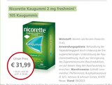 LINDA Partnerapotheke - Nicorette Kaugummi 2 mg freshmint Angebot im Prospekt Nicorette Kaugummi 2 mg freshmint bei LINDA Partnerapotheke im Prospekt "" für 31,99 €