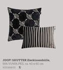 Joop im XXXLutz Möbelhäuser Prospekt JOOP! SHUTTER Zierkissenhülle, im aktuellen XXXLutz Möbelhäuser Prospekt