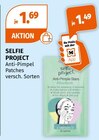 Gesichtspflege im Müller Prospekt Anti-Pimpel Patches von SELFIE PROJECT im aktuellen Müller Prospekt für 1,49 €