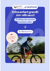 Prospectus Autres Magasins Magazine en cours à Monticello et alentours, "Votre enfant grandit son vélo aussi", 1 page, 12/05/2025 - 01/06/2025 Catalogue Autres Magasins Magazine en cours à Monticello et alentours, "Votre enfant grandit son vélo aussi", 1 page, 12/05/2025 - 01/06/2025