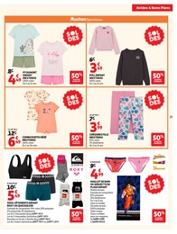 Prix et réduction Vêtements Fille dans le prospectus Auchan Hypermarché en cours Offre Vêtements Fille dans le catalogue Auchan Hypermarché du moment à la page 27