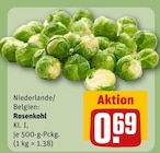 Aktuelles Rosenkohl Angebot bei REWE in Mönchengladbach ab 0,69 €