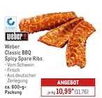Spare Ribs im METRO Prospekt Classic BBQ Spicy Spare Ribs von Weber im aktuellen METRO Prospekt für 11,76 €