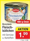 Zimmermann Langen - Fleischbällchen Angebot im Prospekt Fleischbällchen bei Zimmermann im Langen Prospekt für 1,99 €