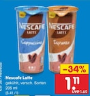 Latte im Angebot bei Netto Marken-Discount in Pinneberg Latte Angebote von Nescafe bei Netto Marken-Discount Pinneberg für 1,11 €