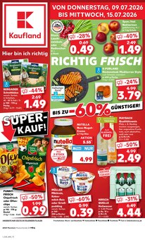 Nutella im Kaufland Prospekt "Hier bin ich richtig" mit 57 Seiten (Mannheim)