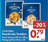 Gnocchi oder Tortelloni von CUCINA NOBILE im aktuellen ALDI SÜD Prospekt für 0,79 €