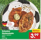 Aktuelles Schweine-Nackensteaks Angebot bei Netto Marken-Discount in Bergisch Gladbach ab 3,99 €