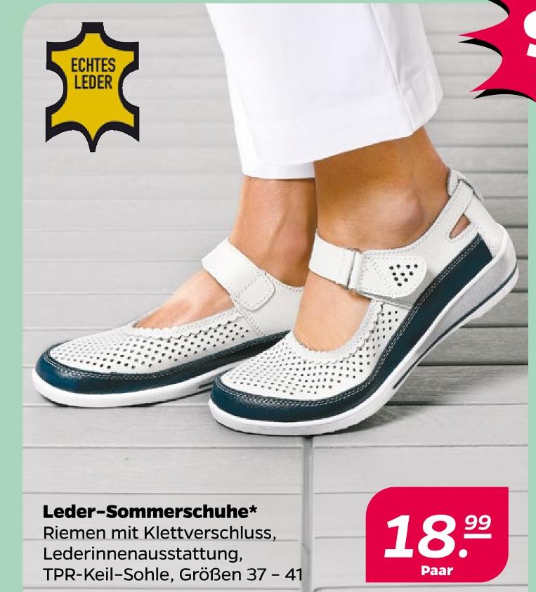 Leder-Sommerschuhe