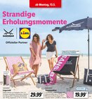 Aktuelles Liegestuhl oder Sonnenschirm Angebot bei Lidl in Oldenburg ab 29,99 €