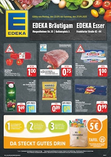 Aktueller EDEKA Prospekt "Wir lieben Lebensmittel!" Seite 1 von 8 Seiten für Würzburg
