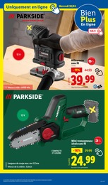 Offre Tronçonneuse Électrique dans le catalogue Lidl du moment à la page 19