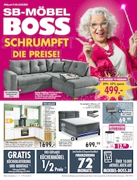 SB Möbel Boss Prospekt "SCHRUMPFT DIE PREISE!" für Kassel, 12 Seiten, 11.02.2024 - 24.02.2024