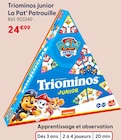 Triominos Junior La Pat’ Patrouille - Goliath en promo chez La Grande Récré Triominos Junior La Pat’ Patrouille - Goliath dans le catalogue La Grande Récré