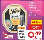 Katzennahrung im Angebot bei Netto Marken-Discount in Haltern am See Katzennahrung Angebote von Sheba bei Netto Marken-Discount Haltern am See für 0,49 €