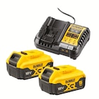 Kit batterie et chargeur DCB1104P2-QW 18V 5,0Ah Li-ion XR, 3 pièces - Dewalt dans le catalogue Screwfix