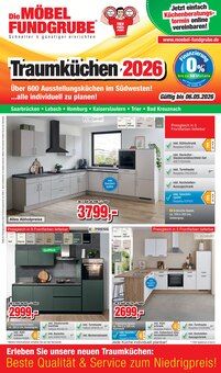 Kuchen im Die Möbelfundgrube Prospekt "Traumküchen 2026" mit 8 Seiten (Mainz)