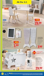 Lidl Tisch im Prospekt 