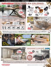 Aktueller hofmeister Prospekt mit Terrassenmöbel, "SPAR & ERLEBNISWOCHEN", Seite 10