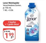 Weichspüler im Angebot bei GLOBUS in Trier Weichspüler Angebote von Lenor bei GLOBUS Trier für 1,99 €