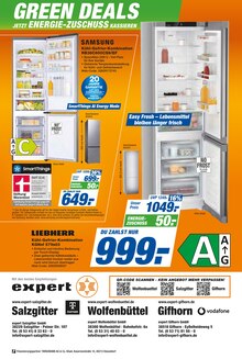 Kühlschrank im aktuellen expert Prospekt (Wolfenbüttel) Kühlschrank im expert Prospekt "Top Angebote" mit 12 Seiten (Wolfenbüttel)