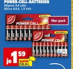 Power-Cell-Batterien Mignon AA im Angebot bei Marktkauf in Friedrichshafen Power-Cell-Batterien Mignon AA Angebote von Gut & Günstig bei Marktkauf Friedrichshafen für 1,59 €
