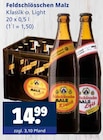 Klassik im Angebot bei Getränkewelt in Wuppertal Klassik Angebote von Feldschlösschen bei Getränkewelt Wuppertal für 14,99 €