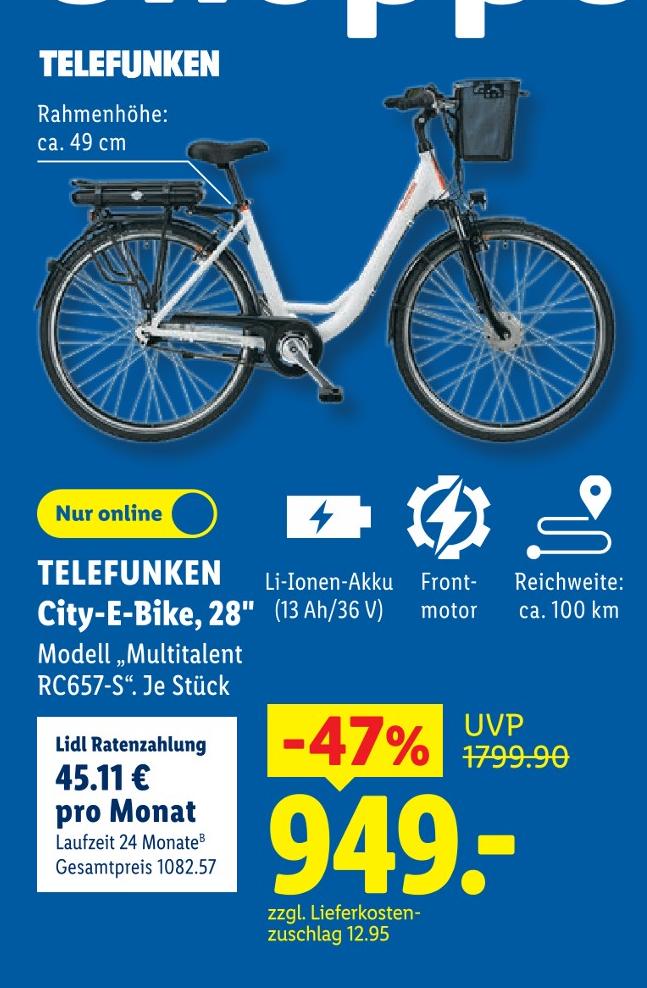 City-E-Bike 28