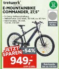 Aktuelle Fahrrad Angebote bei Marktkauf in Erlangen Aktuelles E-MOUNTAINBIKE COMMANDER, 27,5" Angebot bei Marktkauf in Erlangen ab 949,00 €