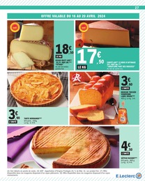 Offre Comté dans le catalogue E.Leclerc du moment à la page 27