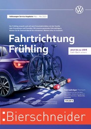 Volkswagen Prospekt "Fahrtrichtung Frühling" für Schwäbisch Gmünd, 1 Seite, 01.03.2023 - 31.05.2023
