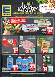 EDEKA Prospekt für Bad Rodach mit 28} Seiten EDEKA Prospekt für Bad Rodach: "Wir lieben Lebensmittel!", 28 Seiten, 22.09.2025 - 27.09.2025