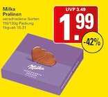 Pralinen Angebote von Milka bei WEZ Löhne für 1,99 €