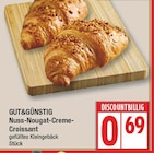 Nuss-Nougat-Creme-Croissant von GUT&GÜNSTIG im aktuellen EDEKA Prospekt für 0,69 €
