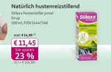 Hustenstiller junior Angebote von Stilaxx bei mea - meine apotheke Arnsberg für 11,45 €