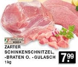 Zarter Schinkenschnitzel, -Braten o. -Gulasch im Angebot bei EDEKA in Bottrop Zarter Schinkenschnitzel, -Braten o. -Gulasch Angebote von meinLand EDEKA bei EDEKA Bottrop für 7,99 €