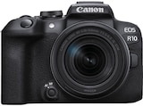 Digitalkamera im MediaMarkt Saturn Prospekt EOS R10 Kit + RF-S 18-150mm IS STM Systemkamera mit Objektiv 18 - 150 mm, 7,5 cm Display Touchscreen, WLAN von CANON im aktuellen MediaMarkt Saturn Prospekt für 1.199,00 €