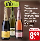 Valdobbiadene Prosecco Superiore Marca Oro DOCG, Rosé brut oder Bio Prosecco Brut DOC im Angebot bei E center in Heilbronn Valdobbiadene Prosecco Superiore Marca Oro DOCG, Rosé brut oder Bio Prosecco Brut DOC Angebote von Valdo bei E center Heilbronn für 8,99 €