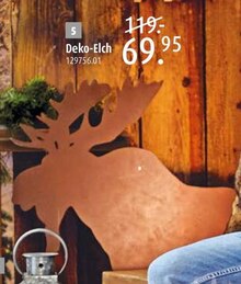 Deko-Elch bei porta Möbel in Siegburg Deko-Elch im Angebot bei porta Möbel Siegburg für 69,95 €