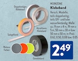Doppelseitiges Klebeband von WORKZONE im aktuellen ALDI SÜD Prospekt für 2,49 €