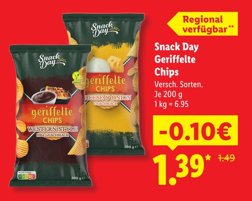 Geriffelte Chips Cheese & Onion Geschmack