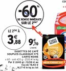Dosettes de café souples classique N°5 - Carte Noire - Intermarché à Laval Dosettes de café souples classique N°5 - Carte Noire en promo chez Intermarché Laval à 3,88 €