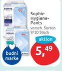 Hygiene-Pants im Angebot bei budni in Pinneberg Hygiene-Pants Angebote von Sophie bei budni Pinneberg für 5,49 €