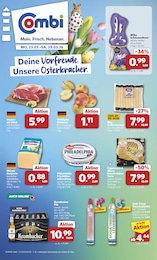 Bier Angebot im aktuellen combi Prospekt auf Seite 1