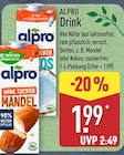 Ohne Zucker Mandel Angebote von Alpro bei ALDI Nord Brandenburg für 1,99 €