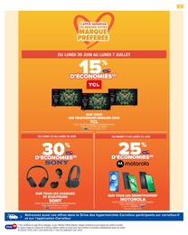 Prix et réduction Motorola dans le prospectus Carrefour en cours Offre Motorola dans le catalogue Carrefour du moment à la page 5