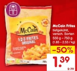 Frites Angebote von McCain bei Netto Marken-Discount Norderstedt für 1,39 €