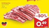 Schälrippchen vom Schwein Angebote bei Netto Marken-Discount Görlitz für 0,49 €