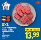 8 steaks hachés façon bouchère - L'Étal L’ÉTAL DU BOUCHER - Lidl 8 steaks hachés façon bouchère - L'Étal L’ÉTAL DU BOUCHER à 13,99 € dans le catalogue Lidl